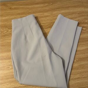 Zara Women's Light Gray Trousers